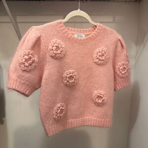 & Other Stories Pink Floral Sweater